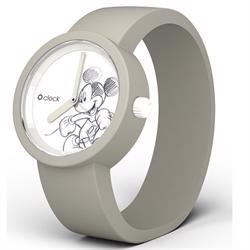 Image of O'Clock Lys grå med Mickey Mouse ur